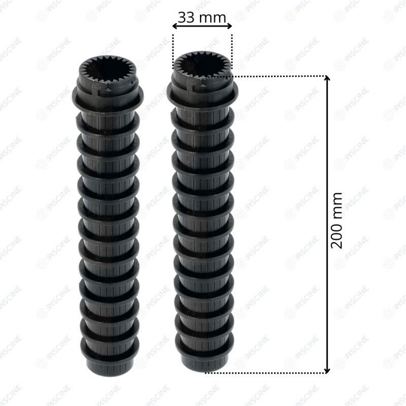 Crépines (X2) pour filtre à sable Ø600 à Ø760 (Kripsol) - réf. RRFI0008.02R