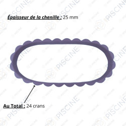 Chenille robot violette V2X robot ZODIAC