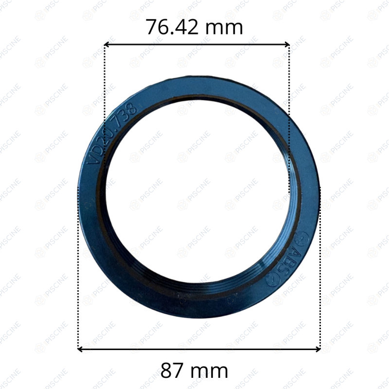 Ecrou pour douille de diamétre 63 couleur gris SuperPro SPECK