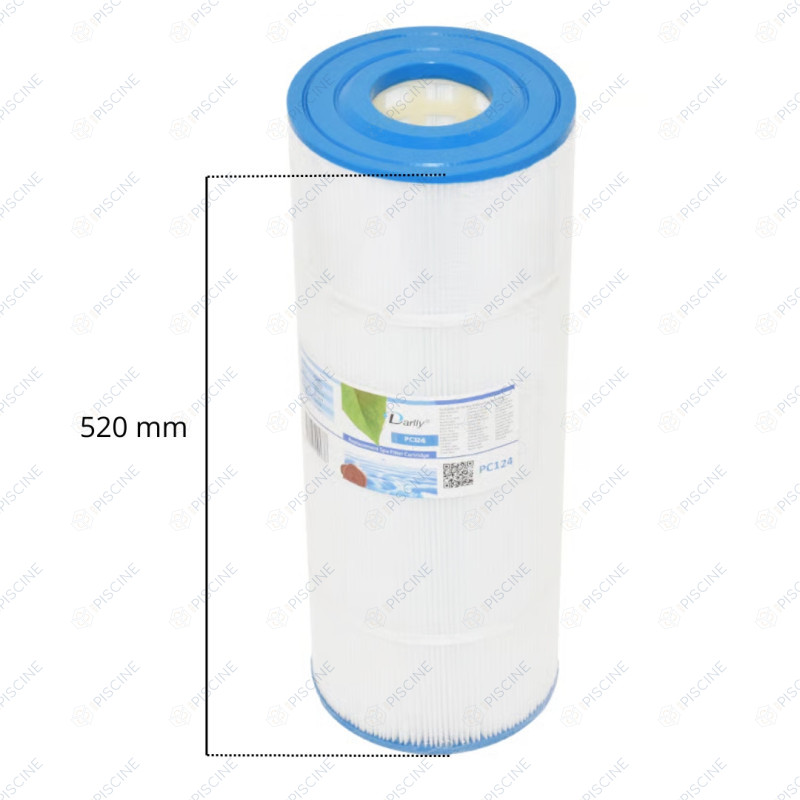 Cartouche filtrante Compatible Hayward CX580RE (Darlly) - réf. PC124 Cartouche filtrante Compatible Hayward CX580RE (Darlly) - réf. PC124