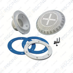 Drain mural antivortex kit aspiration coque ou liner 63 mm- réf. 062630300300