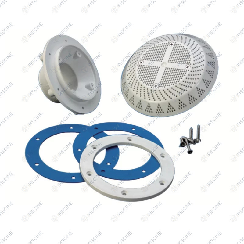 Drain mural antivortex kit aspiration coque ou liner 63 mm- réf. 062630300300
