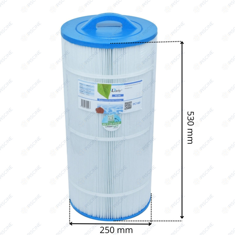 Cartouche filtrante Compatible WATERAIR CW100 (Darlly) - réf. PC160 Cartouche filtrante Compatible WATERAIR CW100 (Darlly) - réf. PC160