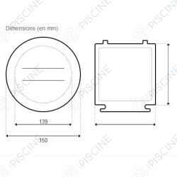 Couvercle transparent pompe MCQ reference C-B469-05
