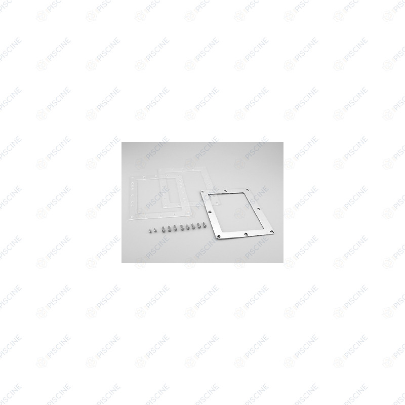Bride SK (+ Joints + Vis) - Inox Béton (ASTRAL) Skimmer A-100 Inox piscine Béton