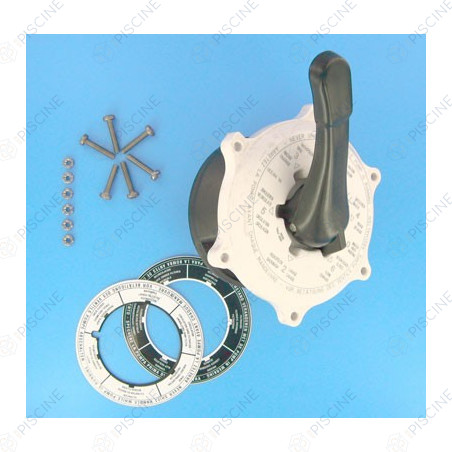 Kit supérieur Vanne 1"1/2 AM (E-26-1070 & E-26-1069) (inclus n°1 à 12) (PENTAIR) Vanne Side TRITON