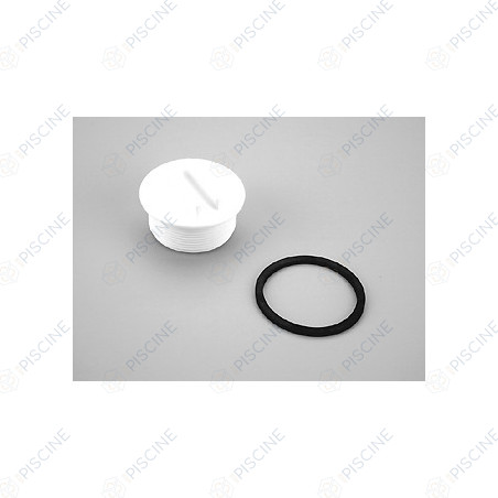 Bouchon SK + Joint (ASTRAL) Skimmer PRESTIGE 17,5 Lts PM/GM piscine Béton/Liner