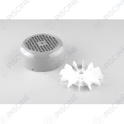 Ens. Ventilateur + Couvercle (20-25Hp)  (Pompe Fonte 4 À 25Cv Astral) Pompe ARAL C1500 (4CV à 15CV) en fonte ASTRALPOOL