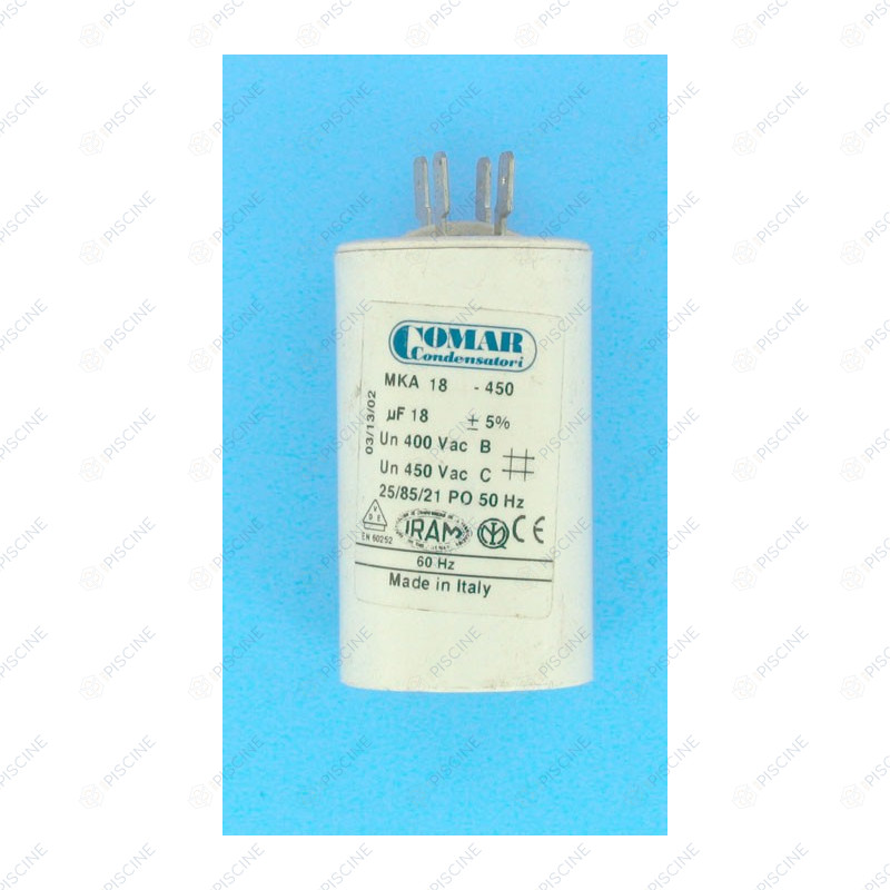 Condensateur à cosse moteur MEC 71- 14 µF (KRIPSOL) Moteurs KRIPSOL