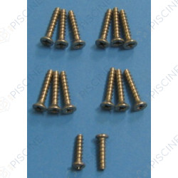 Jeu de vis face avant 32mm SP1084 (HAYWARD) Skimmer SP1075 à SP1085