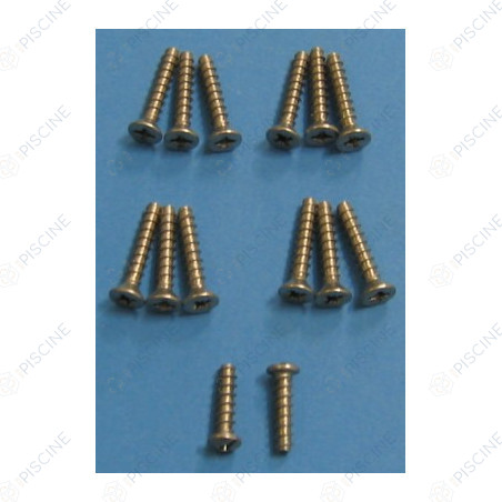 Jeu de vis face avant 32mm SP1084 (HAYWARD) Skimmer SP1075 à SP1085