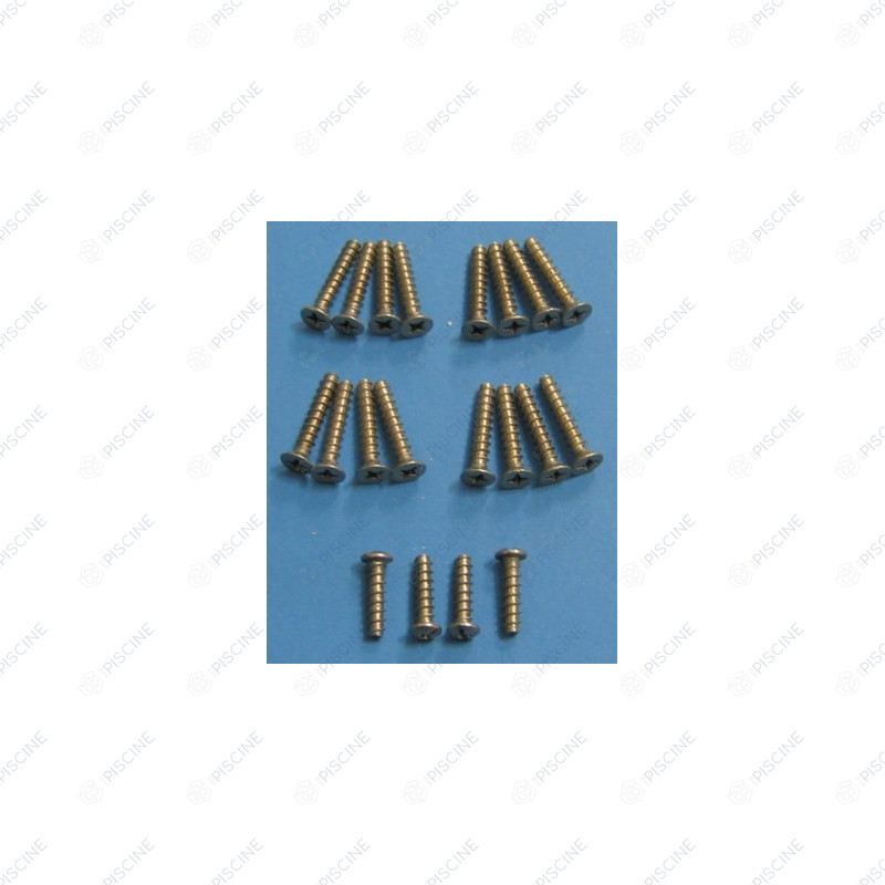 Jeu de vis face avant 30 et 20 mm -SK SP1085 (HAYWARD) Skimmer SP1075 à SP1085
