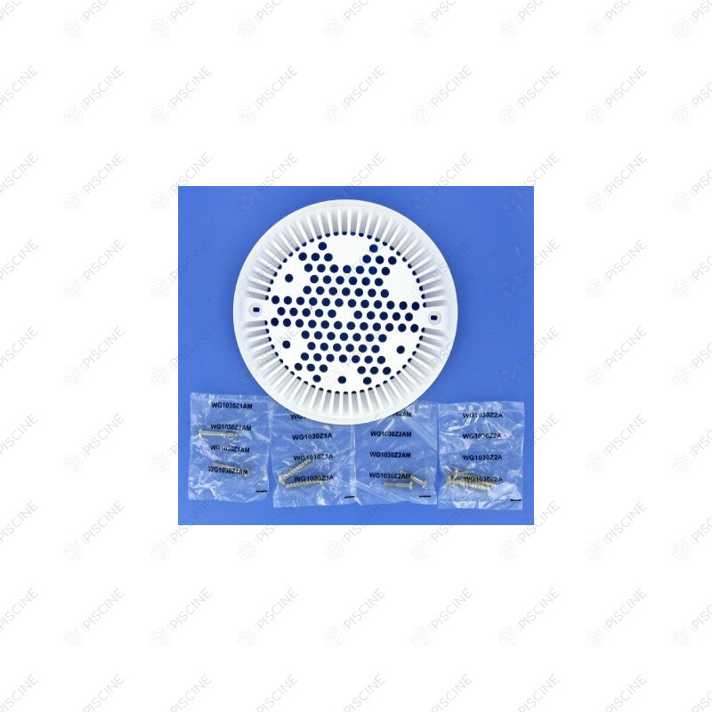 Grille BDF anti vortex NM + vis - rempl. SPX1048E (HAYWARD) - réf. WGX1048E