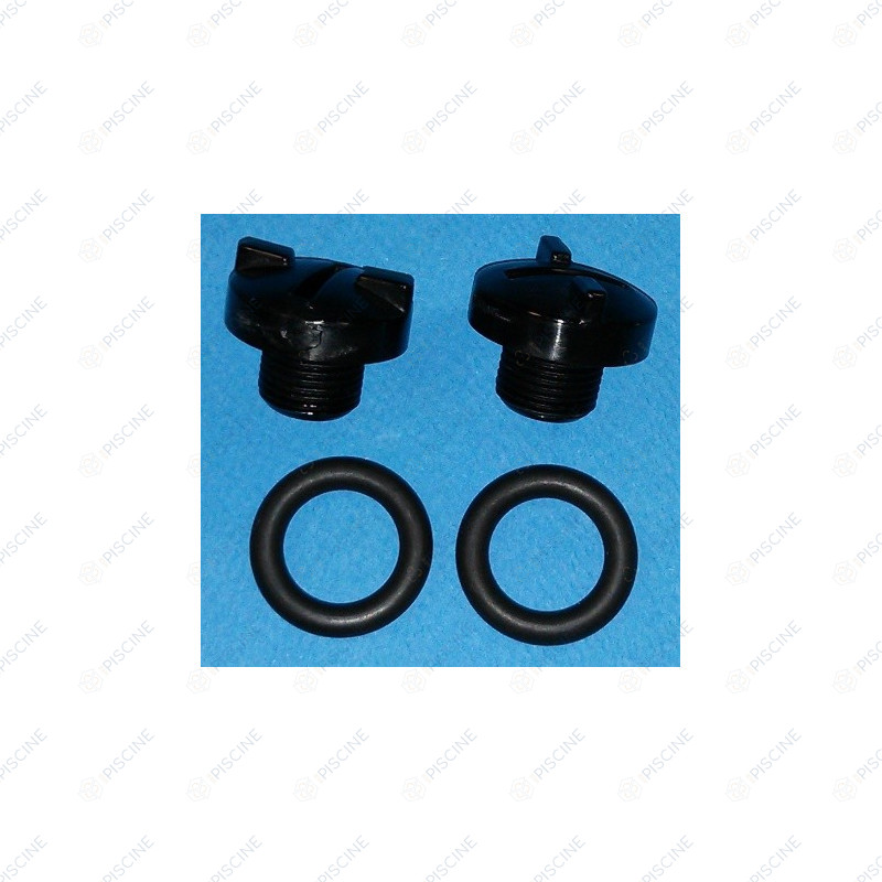 Kit de 2 Bouchons de purge + joint Boost-Rite - (STA-RITE) Surpresseur BOOST-RITE (EVO)