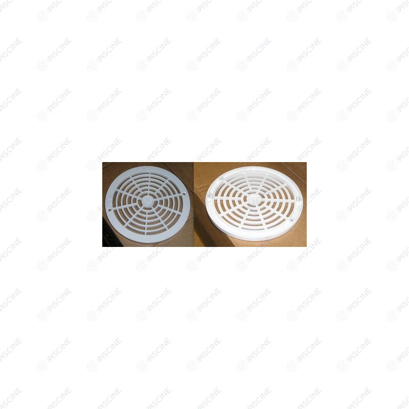 Grille BDF ABS diam.185 cm avec trous + ergots de clipage (CERTIKIN) reference SPC266