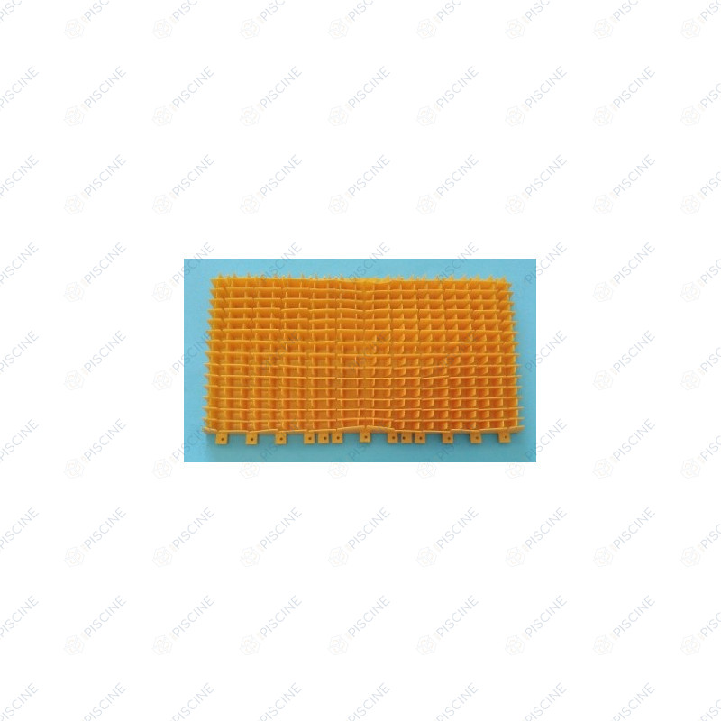 Brosse PVC jaune pour Dolphin SWASH CL, BALY, FACIL'O, OZEO (Maytronics)