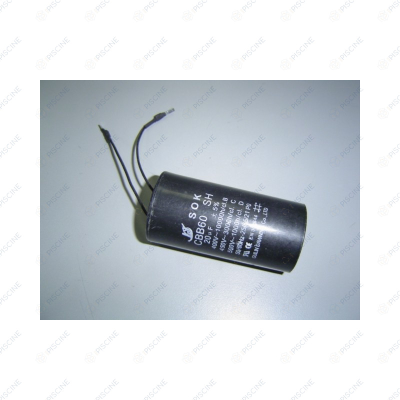 Condensateur 20 µf (pompe Alaska 3/4-1 cv) (Astral) Pompe ALASKA ASTRALPOOL