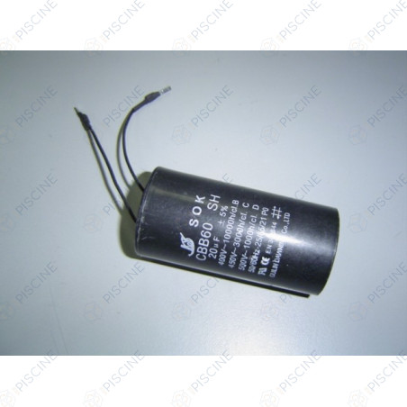 Condensateur 20 µf (pompe Alaska 3/4-1 cv) (Astral) Pompe ALASKA ASTRALPOOL