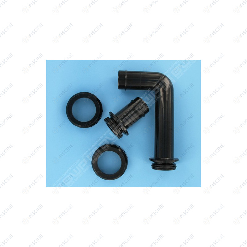 Kit jonction vanne 1 1/2'' à coller - (Peraqua) Vanne Side Ocean V6 1"1/2