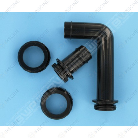 Kit jonction vanne 1 1/2'' à coller - (Peraqua) Vanne Side Ocean V6 1"1/2