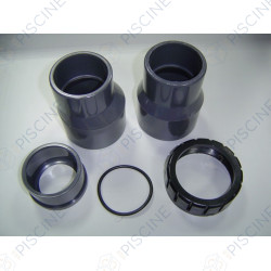 Kit Raccord Union aspiration D63 pompe 1CV-2CV-3,5CV Pompe COLUMBIA ASTRALPOOL