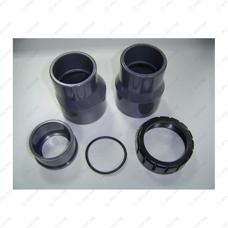 Kit Raccord Union aspiration D63 pompe 1CV-2CV-3,5CV Pompe COLUMBIA ASTRALPOOL
