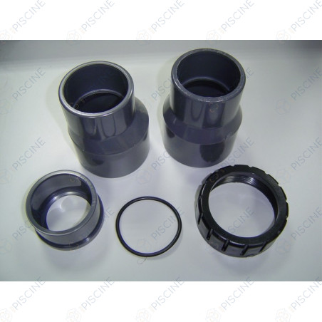 Kit Raccord Union aspiration D63 pompe 1CV-2CV-3,5CV Pompe COLUMBIA ASTRALPOOL