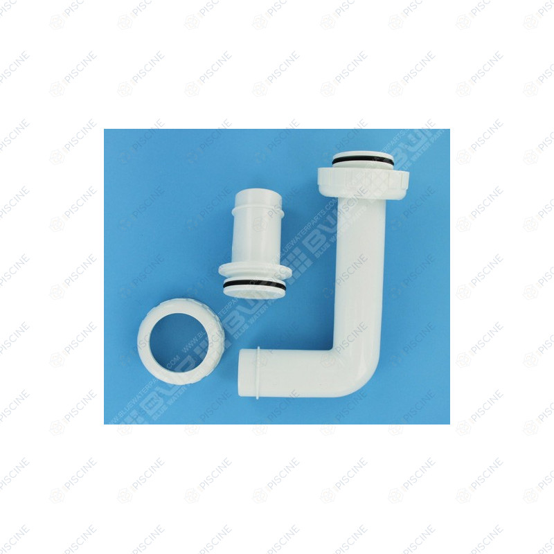 Kit jonction vanne HAY 1 1/2'' à coller - (Peraqua) Vanne Side Ocean V6 1"1/2