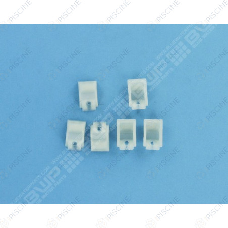 Clips plastique PROJ Aquareva, les 6 reference 44020047