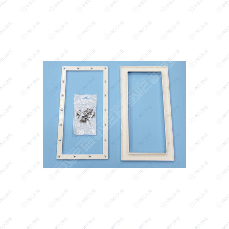 Bride SK GM + enjoliveur + vis parker - Panneaux (ASTRAL) Skimmer STANDARD 15 Lts PM/GM piscine Béton/Liner Bride SK GM + enjoliveur + vis parker - Panneaux (ASTRAL) Skimmer STANDARD 15 Lts PM/GM piscine Béton/Liner