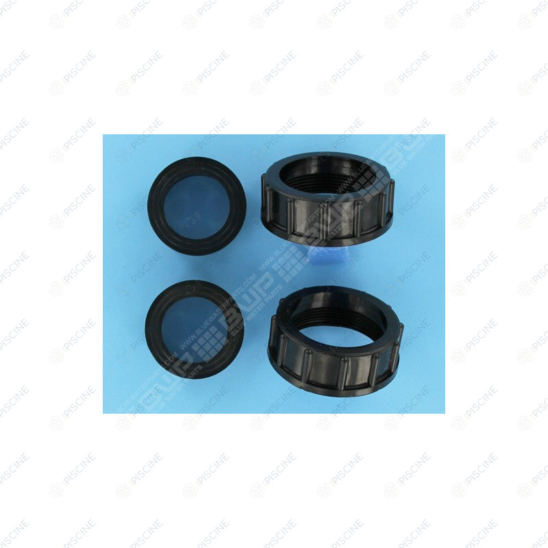 Raccord Union Traversée 1"1/2 Filtre 3D / LSR 16/18/20/24 - x2 - Avant 2004 (LACRON) - Référence W02992-2HBG