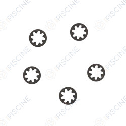 Rondelle de blocage (sac de 5) pour axe de roue C-36 (180/280/Vs) - (Polaris) reference C-45 Rondelle de blocage (sac de 5) pour axe de roue C-36 (180/280/Vs) - (Polaris) reference C-45
