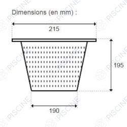 Panier SK Admiral American Product (PENTAIR) Skimmer American Product ADMIRAL Panier SK Admiral American Product (PENTAIR) Skimmer American Product ADMIRAL