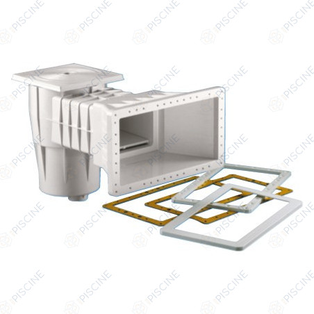 Skimmer rallongé GM Liner Master (KRIPSOL) avec insert en inox Skimmer Liner