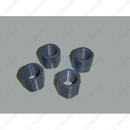 Raccord union (manchon 046240) de crépine 3/4'' - sachet de 4 - 00630 (ASTRAL) reference 4404180118