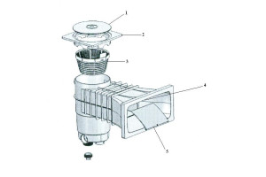 Skimmer Elegance A400 Beton Weltico